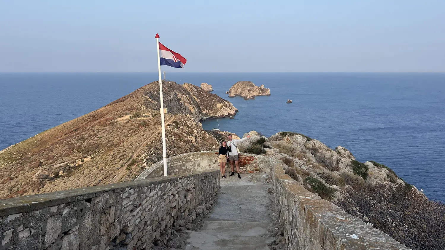 Orest and Marta on Palagruža island