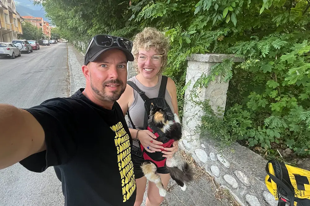 Mia Kercher, Cleo and Christoph Huebner